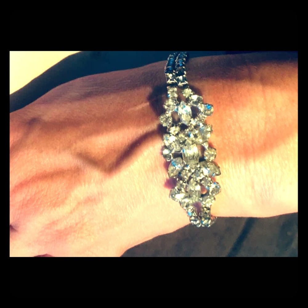 Vintage, Rhinestone, Paste bracelet